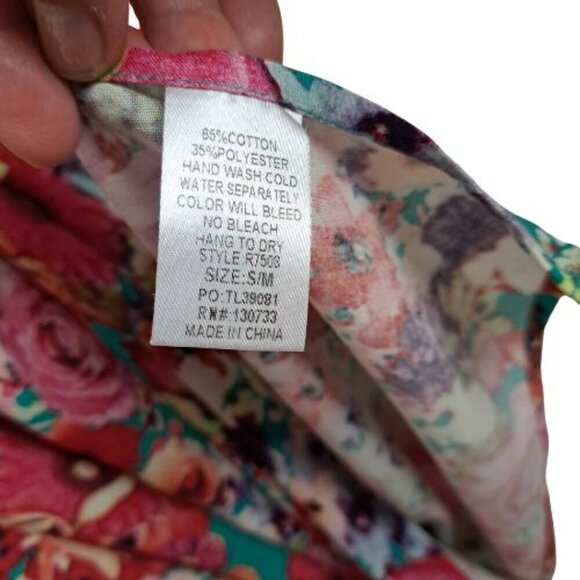 Umgee Multi Colored Floral Kimono - Picture 6 of 7